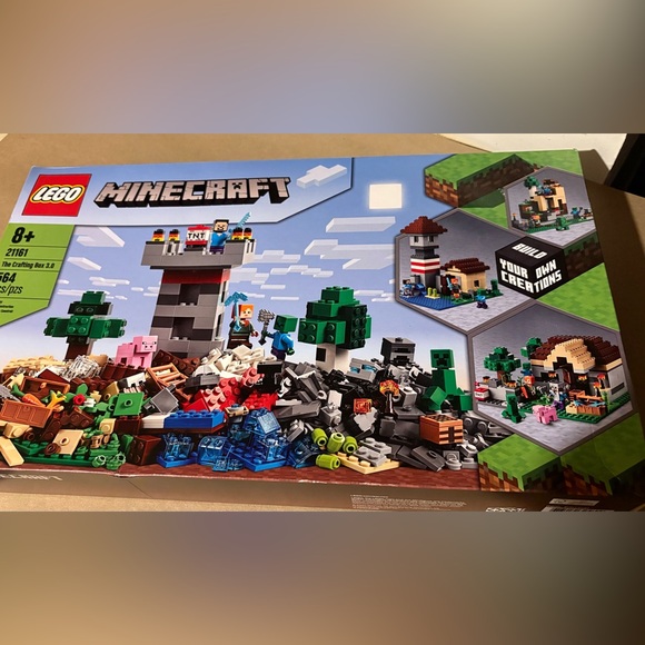 New!  Lego Minecraft Crafting Box 3.0 - Picture 1 of 5